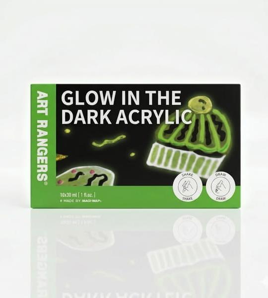 Art Rangers Glow in the Dark Acrylic Set 10x30 ml