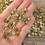Plastic Letter Beads for Jewelry Making