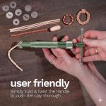 Polymer Clay Extruder Set — 21 Pieces