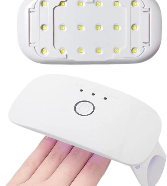 24W Rechargeable UV LED Nail Lamp Mini Nail Dryer