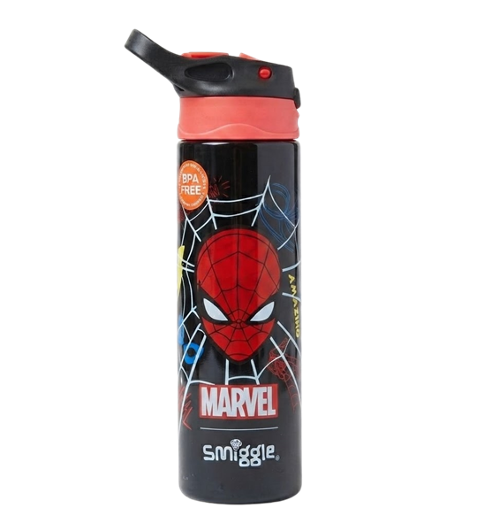 Smiggle Spider-Man Drink Bottle 650ml