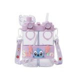 Stitch Dual Compartment Water Bottle