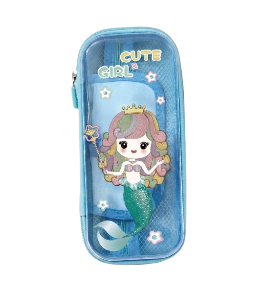 3D Mermaid Pencil Case