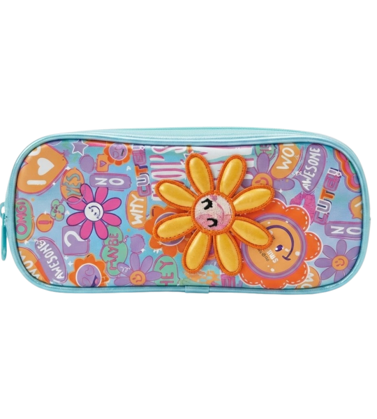 Flower Pocket Pencil Case