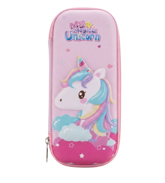 3D Unicorn EVA Pencil Case