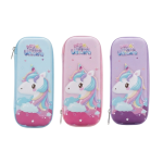 3D Unicorn EVA Pencil Case