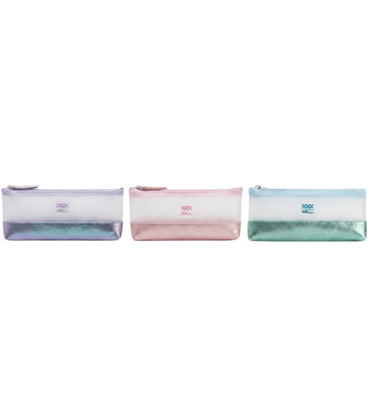 Transparent Gradient Pencil Pouch