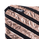 Metallic Zipper Pencil Case