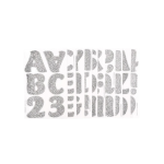 ArtSkills Glitter Letter and Number Stickers for Posters and Projects