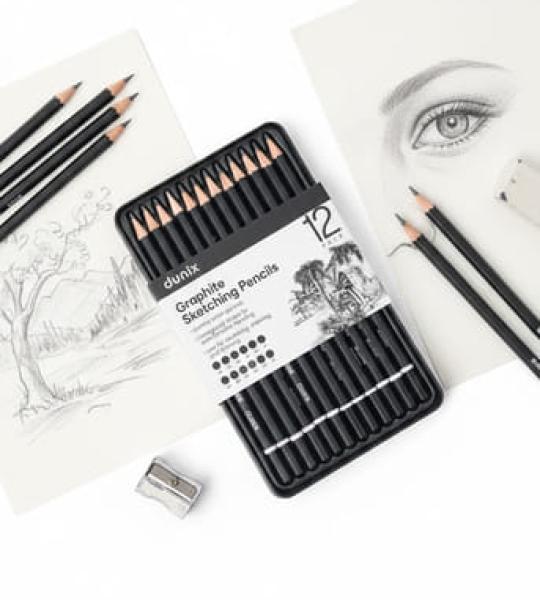 Dunix Graphite Sketching Pencils – Professional Art Set